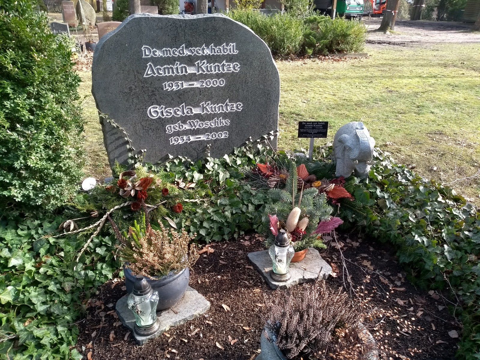 Grabstätte von Armin Kuntze auf dem Friedhof Karlshorst – Friedhof Karlshorst